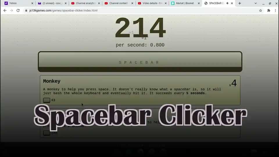 Spacebar Clicker