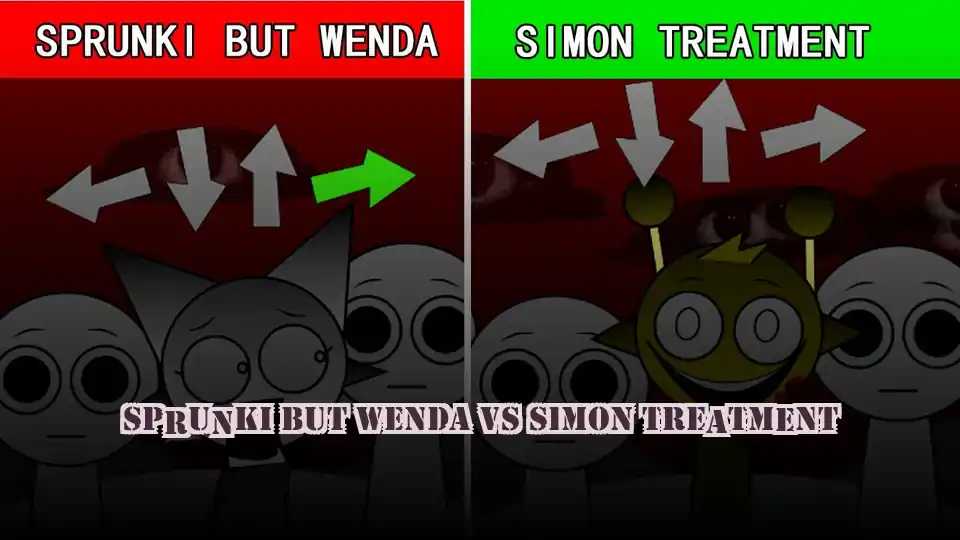 Sprunki But Wenda vs Simon Treatment