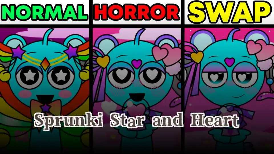 Sprunki Star and Heart