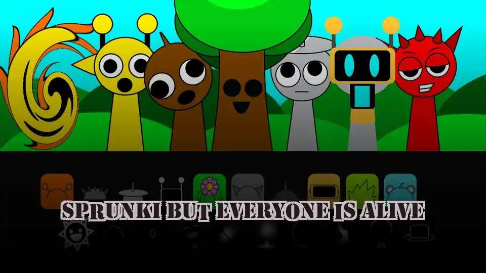 Sprunki but everyone is alive - fnaf.games Game