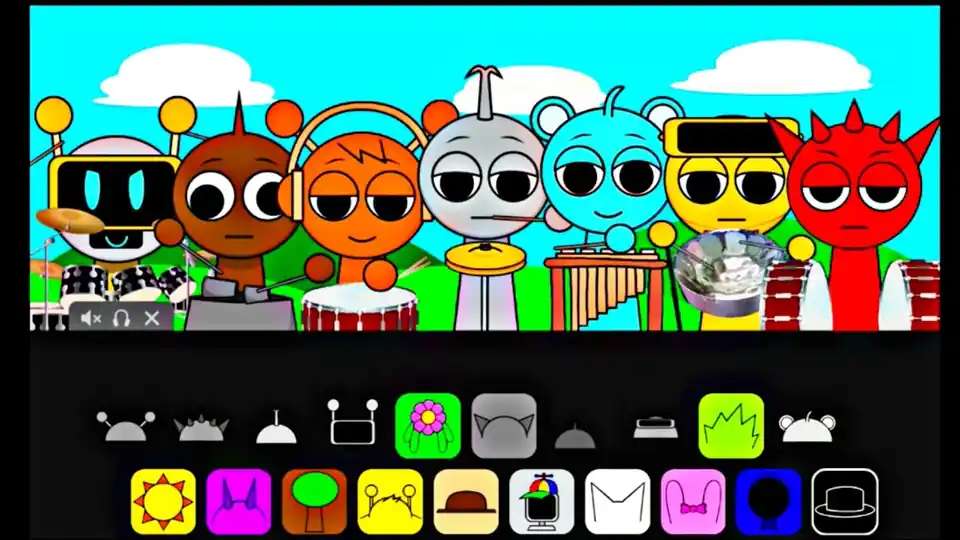 Sprunki but with Instruments - fnaf.games Game