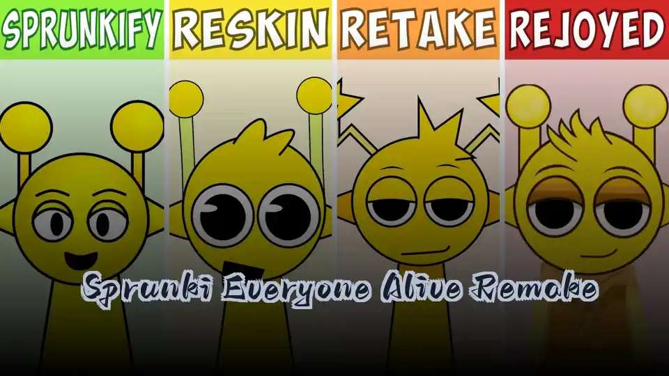 Sprunki Everyone Alive Remake - fnaf.games Game