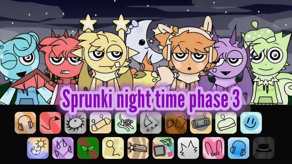 Sprunki Night Time Phase 3