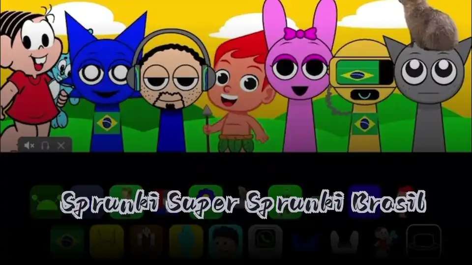 Sprunki Super Sprunki Brasil - fnaf.games Game