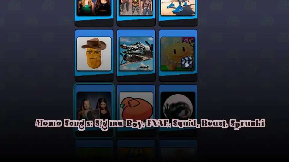 Meme Songs: Sigma Boy, FNAF, Squid, Beast, Sprunki - fnaf.games Game