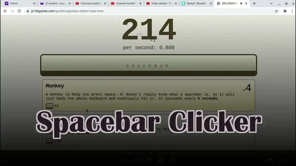 Spacebar Clicker - fnaf.games Game