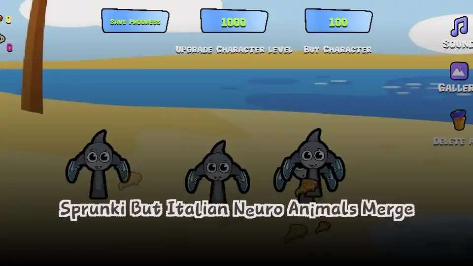 Sprunki But Italian Neuro Animals Merge - fnaf.games Game
