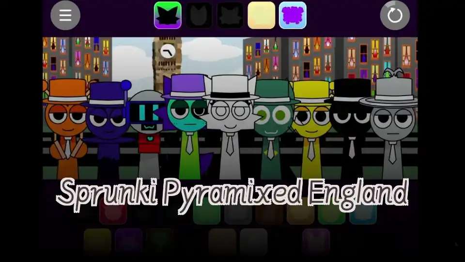 Sprunki Pyramixed England - fnaf.games Game