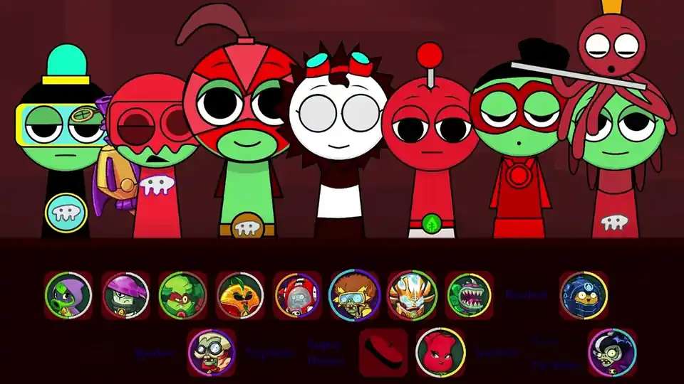 Sprunki Red vs Plants - fnaf.games Game