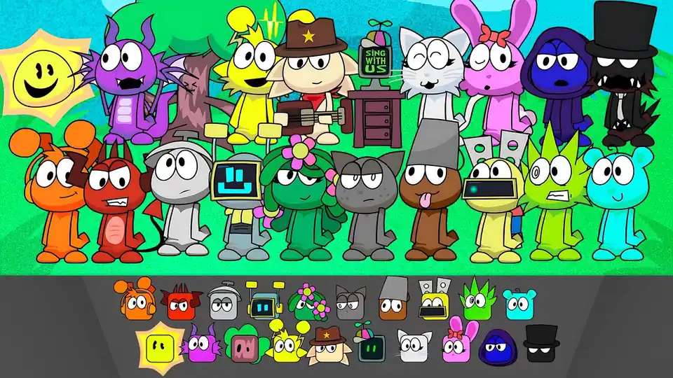Sprunki Sprunksters Alive - fnaf.games Game