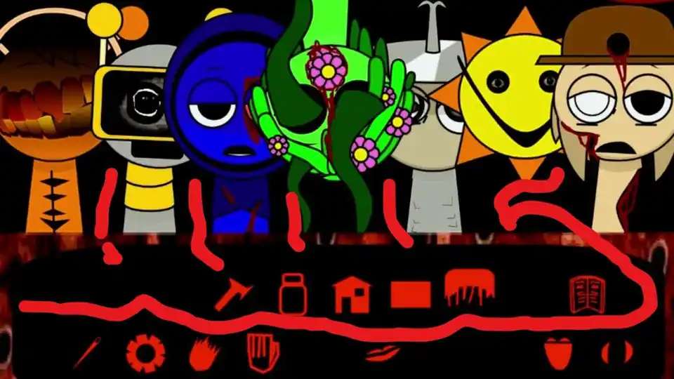 Sprunki Yubin Niiku The Postal killer - fnaf.games Game
