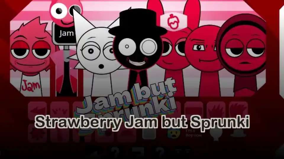Strawberry Jam but Sprunki - fnaf.games Game