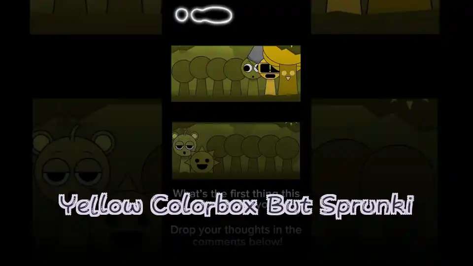 Yellow Colorbox But Sprunki - fnaf.games Game
