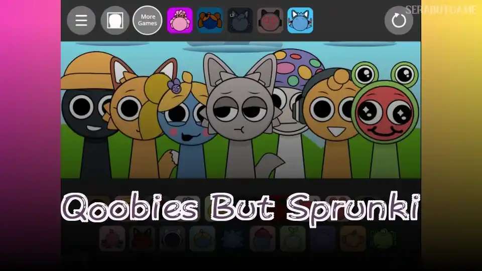 Qoobies But Sprunki - fnaf.games Game