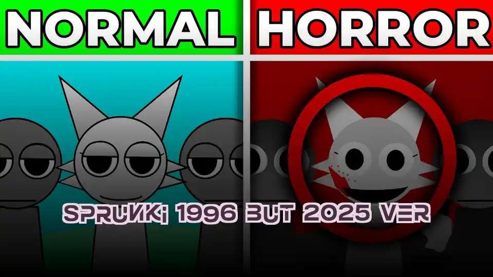 Sprunki 1996 but 2025 Ver - fnaf.games Game