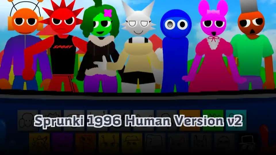 Sprunki 1996 Human Version v2 - fnaf.games Game