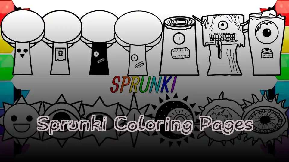 Sprunki Coloring Pages - fnaf.games Game