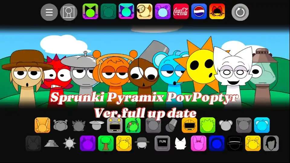 Sprunki Pyramix PovPoptyr Ver - fnaf.games Game