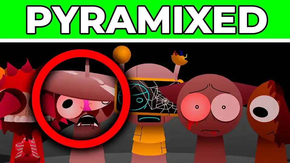 Sprunki Pyramixed Phase 3 New - fnaf.games Game
